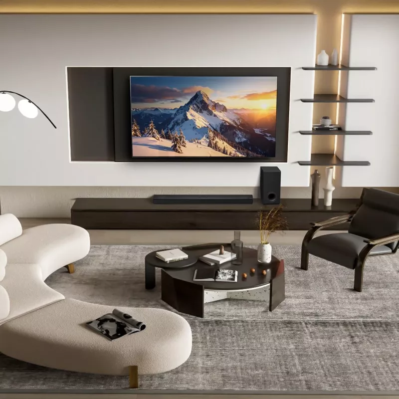 LG S80TY 3.1.3-Kanal 480W Dolby Atmos Soundbar mit kabellosem Subwoofer