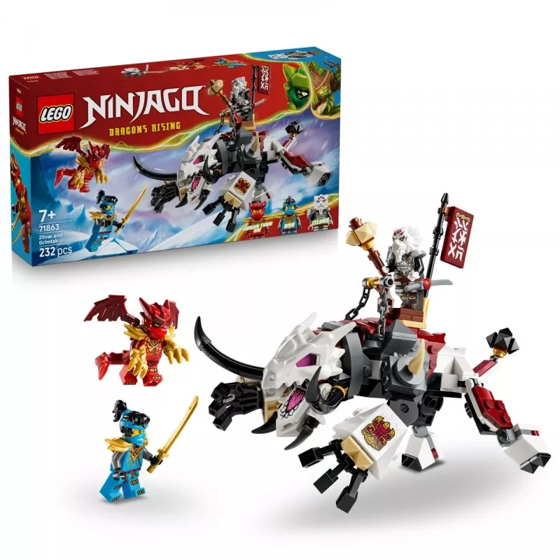 LEGO NINJAGO Zilvar und Grimtak die Drachenbestie 71863
