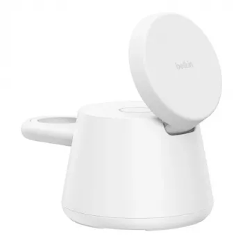 Belkin UltraCharge Modular 3-in-1 Charging Dock Qi2 25W, Weiß (WIZ052)