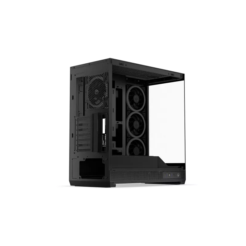 ENDORFY Fishtank 6000 Corona Mid-Tower PC-Gehäuse - Schwarz, Doppeltes Tempered Glass, 4x ARGB-Lüfter, USB-C, E-ATX