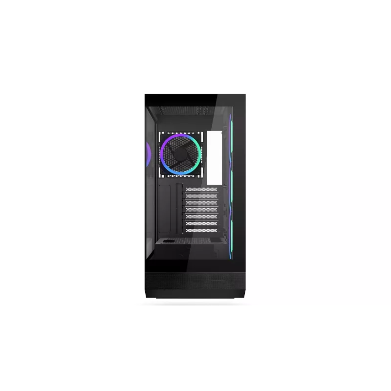 ENDORFY Fishtank 6000 Corona Mid-Tower PC-Gehäuse - Schwarz, Doppeltes Tempered Glass, 4x ARGB-Lüfter, USB-C, E-ATX