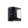 ENDORFY Fishtank 6000 Corona Mid-Tower PC-Gehäuse - Schwarz, Doppeltes Tempered Glass, 4x ARGB-Lüfter, USB-C, E-ATX