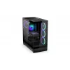 ENDORFY Fishtank 6000 Corona Mid-Tower PC-Gehäuse - Schwarz, Doppeltes Tempered Glass, 4x ARGB-Lüfter, USB-C, E-ATX