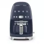 SMEG DCF02NBEU 50's Retro Style Drip Filter Coffee Machine 1.4L 10-Cup Navy Blue