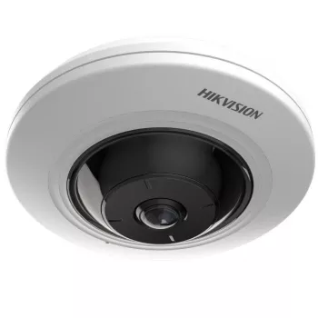Hikvision DS-2CD3956G2-ISU 5MP AcuSense 180° Panoramic Fisheye IP-Kamera, 1,05mm, eingebautes Mikrofon, Innenbereich