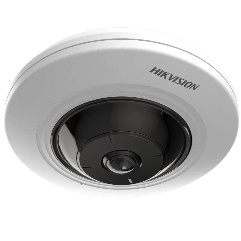 Hikvision DS-2CD3956G2-ISU 5MP AcuSense 180° Panoramic Fisheye IP-Kamera, 1,05mm, eingebautes Mikrofon, Innenbereich