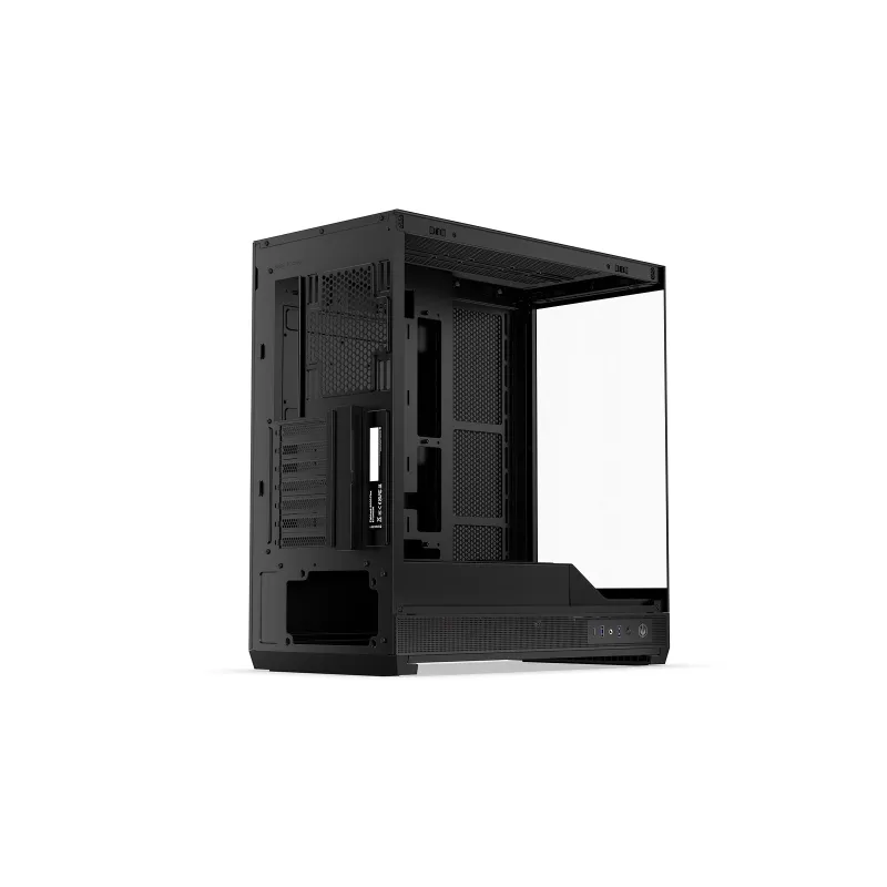 ENDORFY Fishtank 6000 Flex Mid-Tower PC-Gehäuse - Schwarz, doppeltes gehärtetes Glas, USB-C, E-ATX, Back-Connect Ready (keine Lüfter)