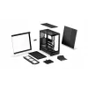 ENDORFY Fishtank 6000 Flex Mid-Tower PC-Gehäuse - Schwarz, doppeltes gehärtetes Glas, USB-C, E-ATX, Back-Connect Ready (keine Lüfter)