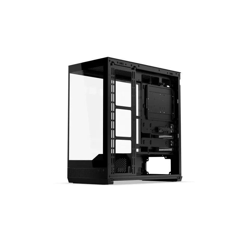 ENDORFY Fishtank 6000 Flex Mid-Tower PC-Gehäuse - Schwarz, doppeltes gehärtetes Glas, USB-C, E-ATX, Back-Connect Ready (keine Lüfter)