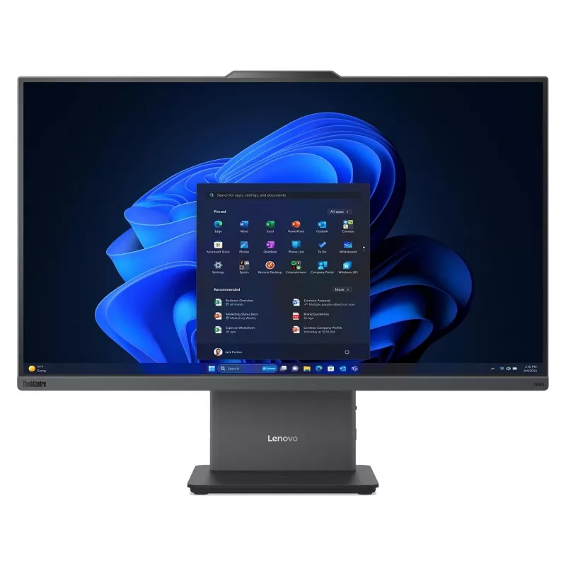 Lenovo ThinkCentre neo 50a 27 Gen 6 13QF000HGE All-in-One PC, Intel Core Ultra 5 226V, 16GB LPDDR5x, 512GB SSD, 27 Zoll FHD IPS, Windows 11 Pro, Luna Grey