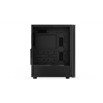 ENDORFY Ventum 400 Air ATX PC-Gehäuse - Schwarz, gehärtetes Glas, 4x Stratus 120 PWM-Lüfter, USB-C