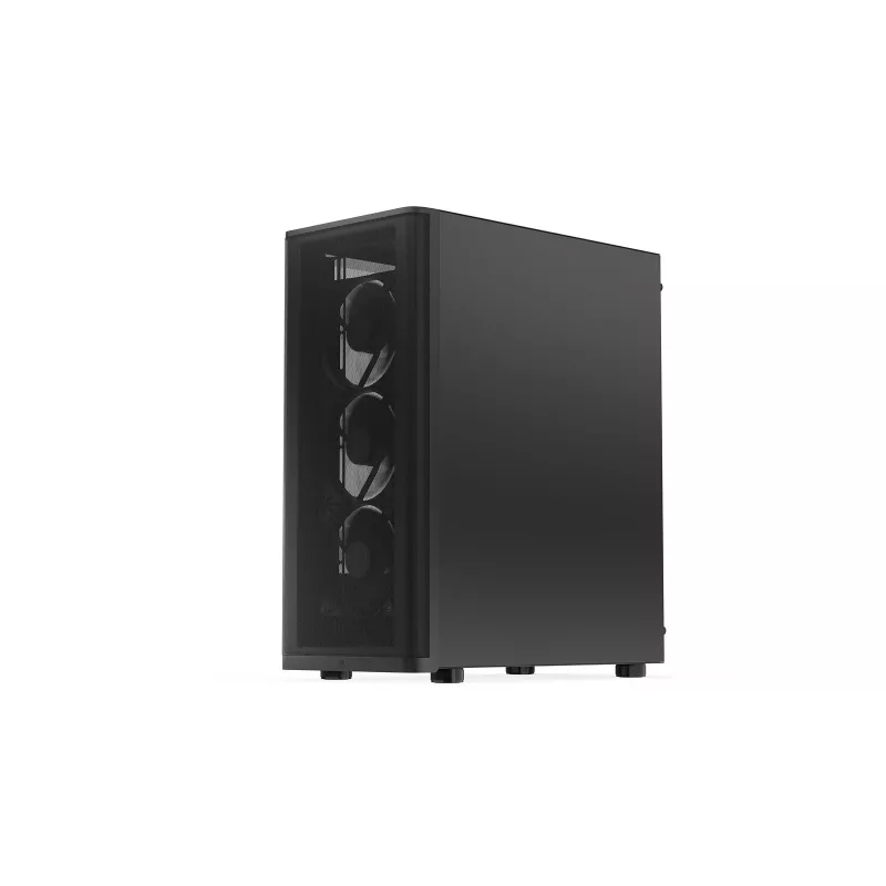 ENDORFY Ventum 400 Air ATX PC-Gehäuse - Schwarz, gehärtetes Glas, 4x Stratus 120 PWM-Lüfter, USB-C