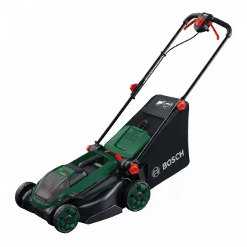 Bosch Rotak 18V-2-38 Akku-Rasenmäher — 36V (2x18V), 38 cm Schnittbreite, 40 L Fangkorb, 2x 4,0 Ah Akku + Ladegerät