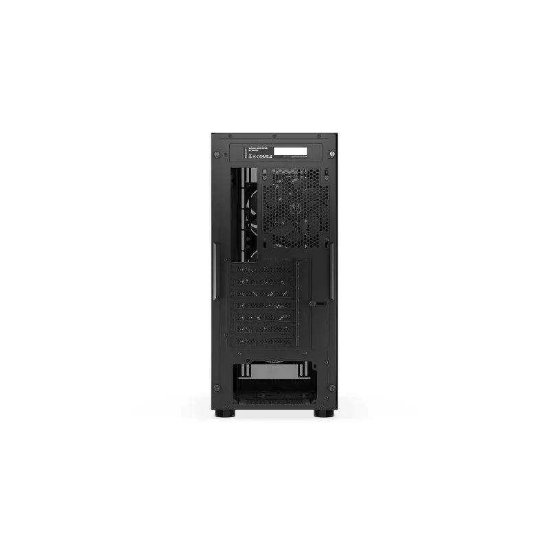 ENDORFY Ventum 400 ARGB ATX PC-Gehäuse - Schwarz, gehärtetes Glas, 4x Stratus 120 PWM ARGB Lüfter, ARGB & PWM Controller, USB-C