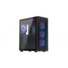ENDORFY Ventum 400 ARGB ATX PC-Gehäuse - Schwarz, gehärtetes Glas, 4x Stratus 120 PWM ARGB Lüfter, ARGB & PWM Controller, USB-C