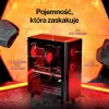 ENDORFY Ventum 400 ARGB ATX PC-Gehäuse - Schwarz, gehärtetes Glas, 4x Stratus 120 PWM ARGB Lüfter, ARGB & PWM Controller, USB-C