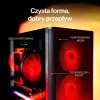 ENDORFY Ventum 400 ARGB ATX PC-Gehäuse - Schwarz, gehärtetes Glas, 4x Stratus 120 PWM ARGB Lüfter, ARGB & PWM Controller, USB-C