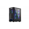 ENDORFY Ventum 400 ARGB ATX PC-Gehäuse - Schwarz, gehärtetes Glas, 4x Stratus 120 PWM ARGB Lüfter, ARGB & PWM Controller, USB-C