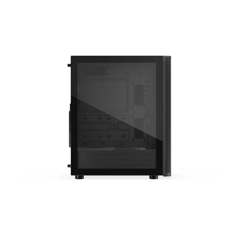 ENDORFY Ventum 400 ARGB ATX PC-Gehäuse - Schwarz, gehärtetes Glas, 4x Stratus 120 PWM ARGB Lüfter, ARGB & PWM Controller, USB-C