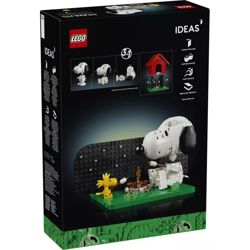 LEGO Ideas 21368 Peanuts Snoopys Hundehütte 1327-teiliges Bauset