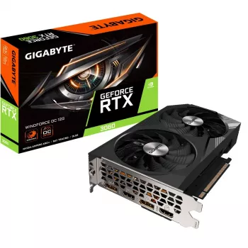 Gigabyte GeForce RTX 3060 WINDFORCE OC 12G (rev. 2.0) NVIDIA 12 GB GDDR6 Grafikkarte GV-N3060WF2OC-12GD2.0