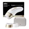 Braun Silk-expert Pro 5 PL5210 IPL-Haarentfernungsgerät Gold Weiß SensoAdapt