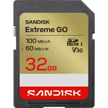 SanDisk Extreme GO SDHC 32GB UHS-I U3 V30 SDSDXGN-032G-GNCIN R100/W60 MB/s