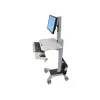 Ergotron WorkFit C-Mod Single LD Sit-Stand Workstation Cart 24-198-055 bis 27 Zoll