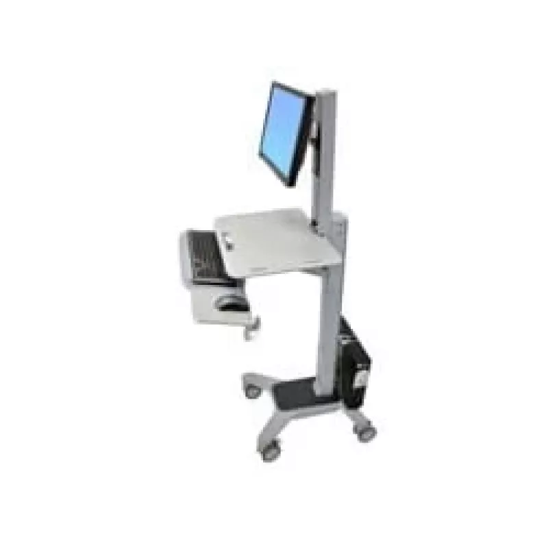 Ergotron WorkFit C-Mod Single LD Sit-Stand Workstation Cart 24-198-055 bis 27 Zoll