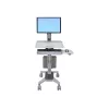 Ergotron WorkFit C-Mod Single LD Sit-Stand Workstation Cart 24-198-055 bis 27 Zoll