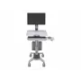 Ergotron WorkFit C-Mod Single LD Sit-Stand Workstation Cart 24-198-055 bis 27 Zoll
