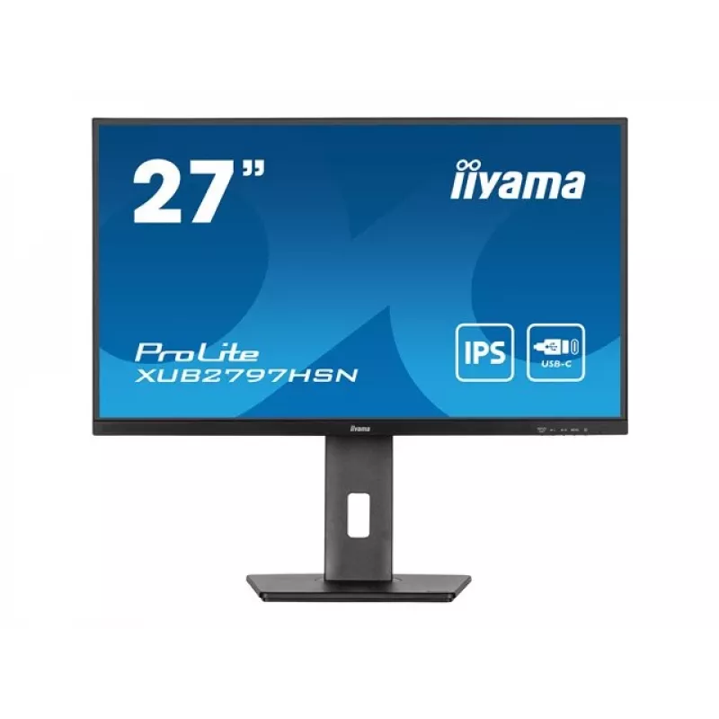 iiyama ProLite XUB2797HSN-B1 27 Zoll IPS Full HD 100Hz USB-C 65W Ergonomischer Monitor
