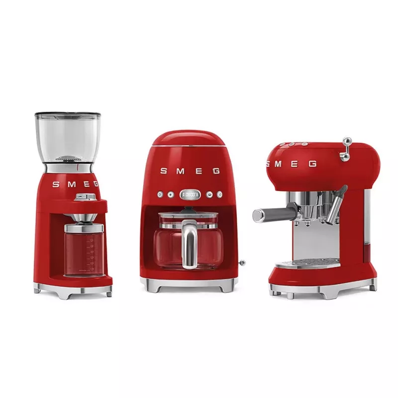 Smeg DCF02RDEU 50's Style Filterkaffeemaschine 10 Tassen 1,4 l Rot