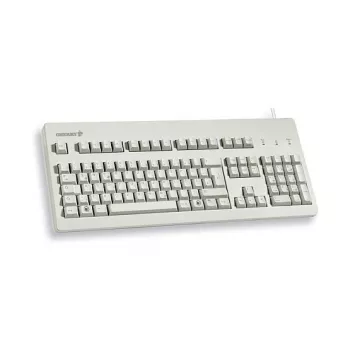 CHERRY G80-3000 Mechanische Tastatur G80-3000LXCEU-0 MX Brown Full-Size US/International PS/2+USB Hellgrau