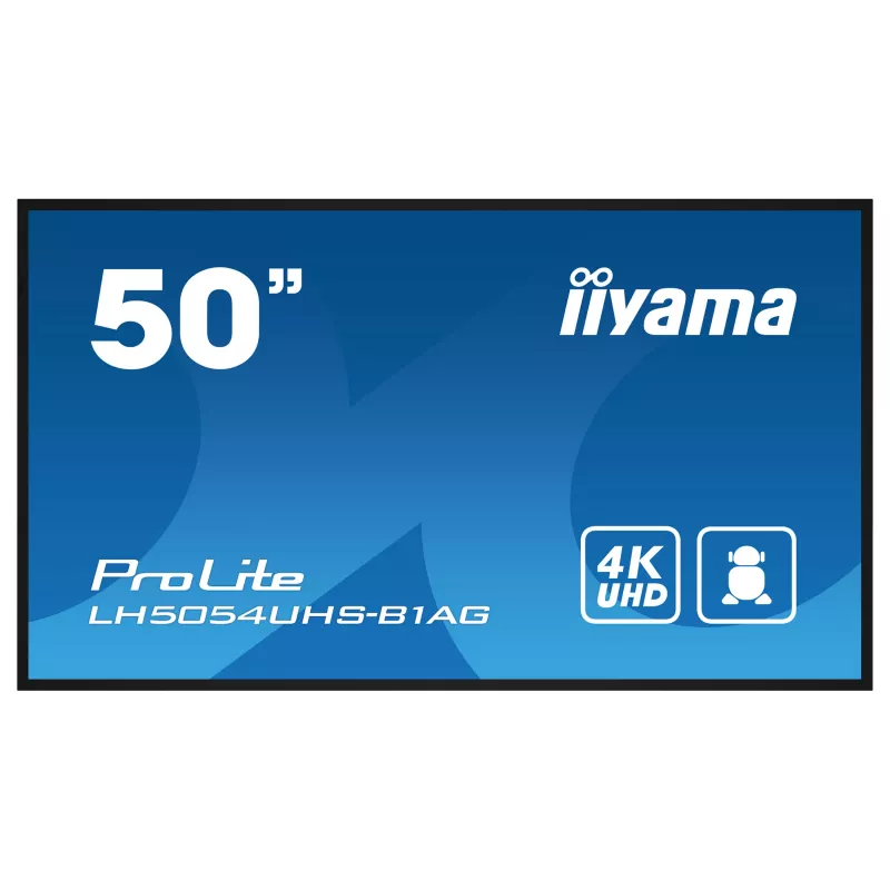 Iiyama ProLite LH5054UHS-B1AG 50 Zoll 4K UHD VA Commercial Signage Display 24/7 Android