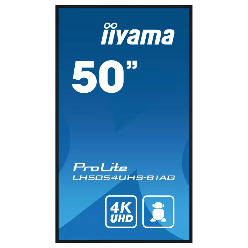 Iiyama ProLite LH5054UHS-B1AG 50 Zoll 4K UHD VA Commercial Signage Display 24/7 Android