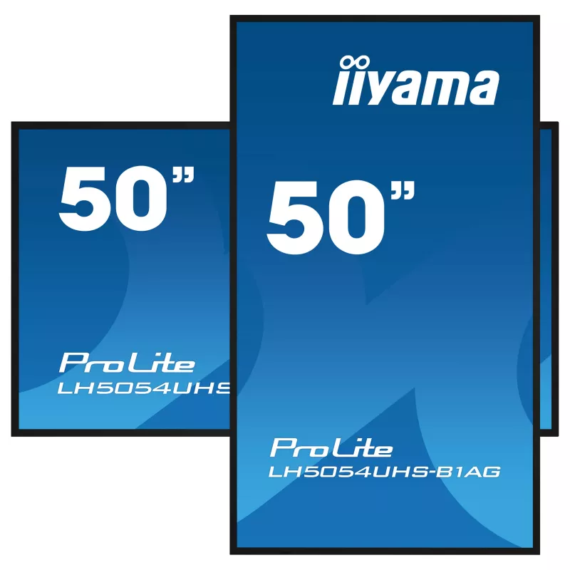 Iiyama ProLite LH5054UHS-B1AG 50 Zoll 4K UHD VA Commercial Signage Display 24/7 Android