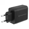 Conceptronic ALTHEA20B45 45W GaN USB-C PD & USB-A QC 3.0 Dual-Port Wandladegerät Schwarz