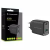 Conceptronic ALTHEA20B45 45W GaN USB-C PD & USB-A QC 3.0 Dual-Port Wandladegerät Schwarz