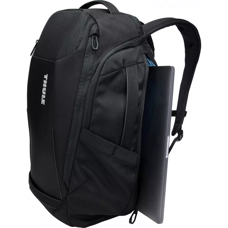 Thule Accent Backpack 28L - Schwarz - 16 Zoll Laptopfach - recyceltes Polyester