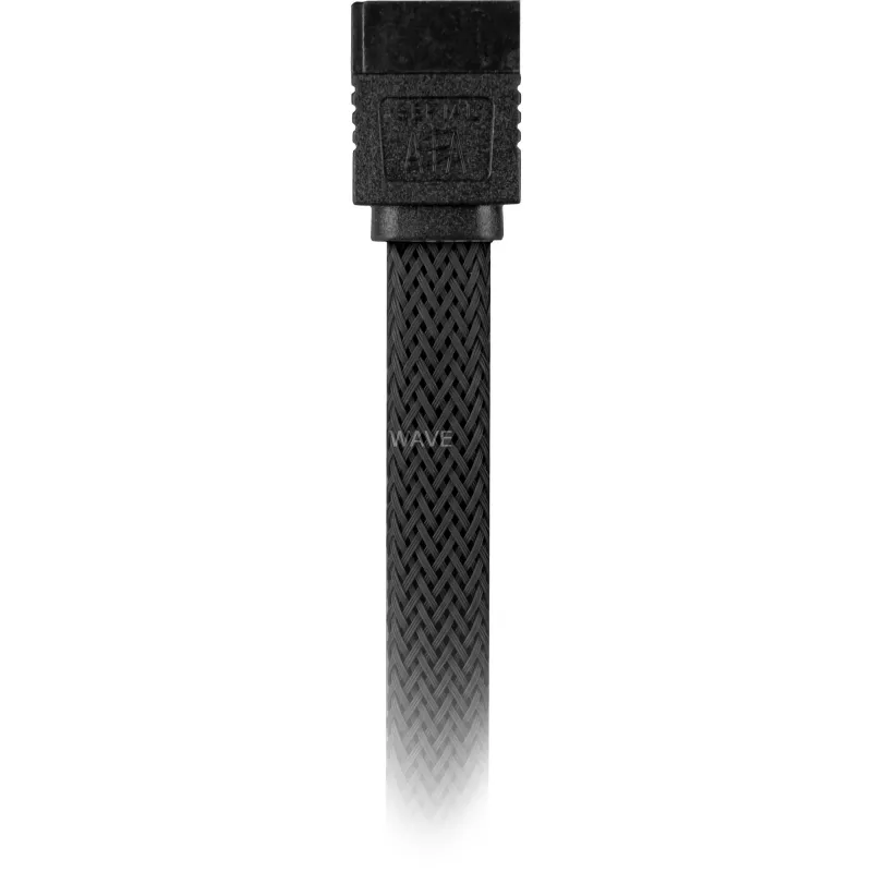 Sharkoon SATA III Kabel 60 cm schwarz gesleevt
