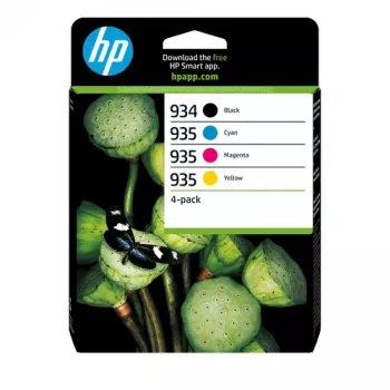 HP 934/935 Original Tintenpatronen 4er-Pack (Schwarz, Cyan, Magenta, Gelb)