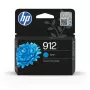 HP 912 Cyan Original Ink Cartridge (4 ml, Standard Yield) für OfficeJet Drucker
