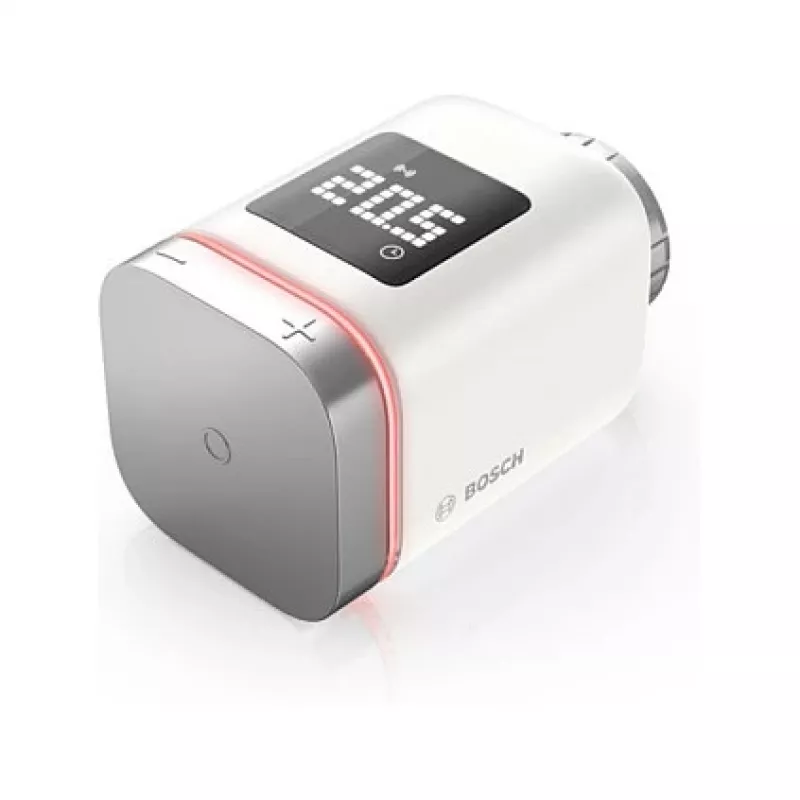 Bosch Smart Home Smart Radiator Thermostat II, 1 Pack, Weiß, 8750002330