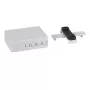 EFB-ELEKTRONIK FTTH Indoor DIN Rail Box für 4 Fasern, 4 Kupplungen und Faserlängenreserve