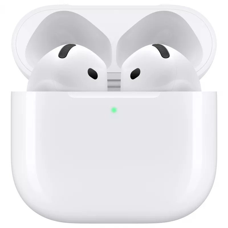 Apple AirPods der 4. Generation True Wireless Ohrhörer mit MagSafe Ladecase - Weiß (MXP63LL/A)