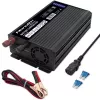 Qoltec Intelligent Professional Monolith Batterieladegerät für LiFePO4 AGM GEL SLA Batterien | 40A | 12V