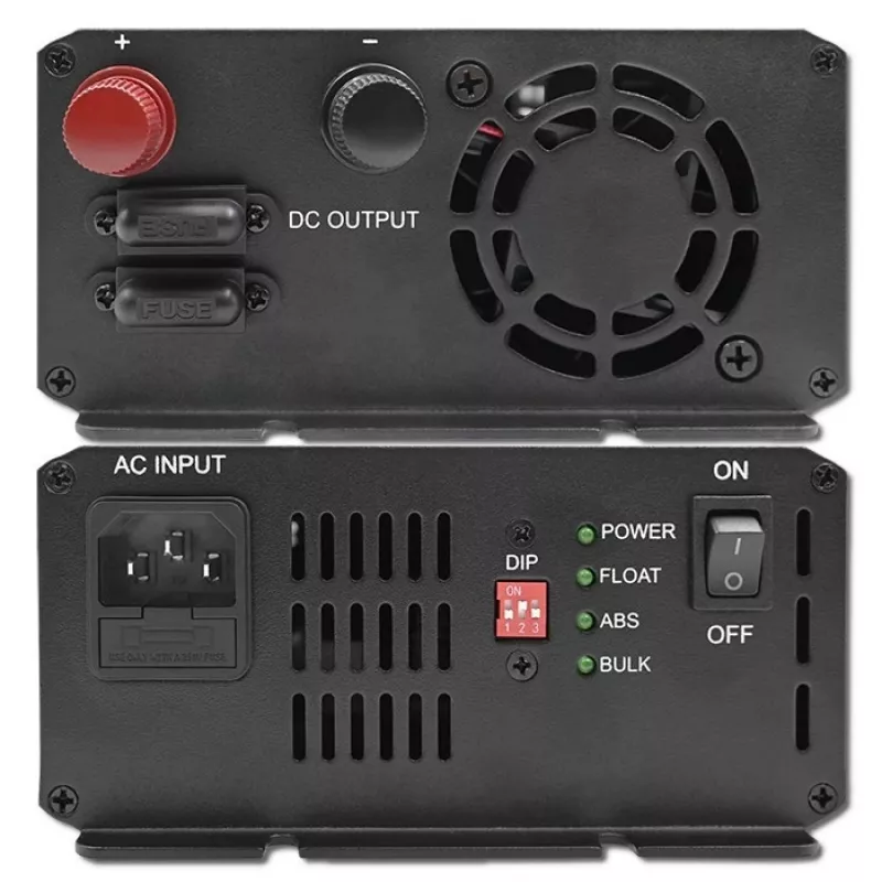 Qoltec Intelligent Professional Monolith Batterieladegerät für LiFePO4 AGM GEL SLA Batterien | 40A | 12V