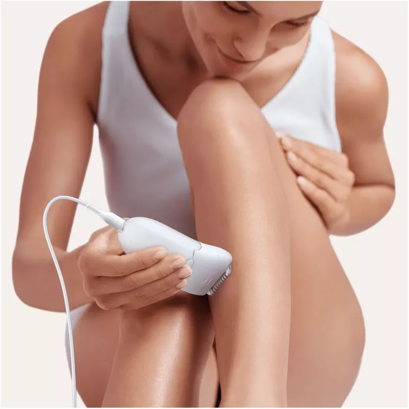 Braun Silk-épil 5 5-825 Power Epilator, Weiß/Rosa, 28 Pinzetten, MicroGrip, kabelgebunden
