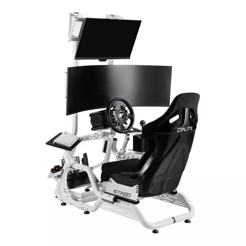 OPLITE Monitorhalterung S8 On Top Single Weiß Retail